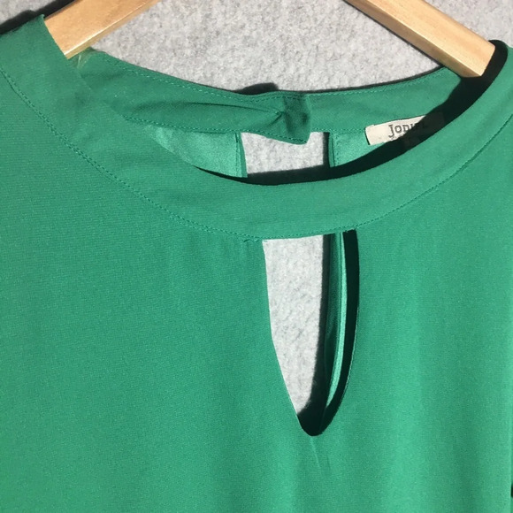 Womens Jodifl Dress Formal Emerald Green Ruffles Feminine Wedding Spring Summer - Picture 3 of 8